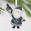 Hallmark NFL San Francisco 49ers Santa Fan Christmas Ornament, Gifts for Sports Fans