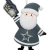 Hallmark NFL San Francisco 49ers Santa Fan Christmas Ornament, Gifts for Sports Fans