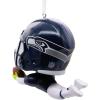 Hallmark NFL Seattle Seahawks Bouncing Buddy Christmas Ornament(Seattle Seahawks Bouncing Buddy Diving)