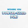 Hallmark Nintendo Super Mario Bros. Birthday Card (Bowser) for Kids, Teens, Gamers