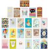 Hallmark Pack of 24 Handmade Assorted Boxed Greeting Cards, Painted Dots-Birthday, Baby Shower, Wedding, Sympathy, Thinking of You, Thank You Cards