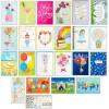 Hallmark Pack of 24 Handmade Assorted Boxed Greeting Cards, Watercolor-Birthday Cards, Baby Shower Cards, Wedding Cards, Sympathy Cards, Thinking of You Cards, Thank You Cards, Multicolor, 5EBN1002