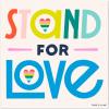 Hallmark Pack of 3 Stickers for Water Bottles, Planners, Notebooks, Wall (Rainbow Hearts Pride Decals for Teens or Adults)