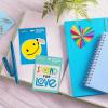 Hallmark Pack of 3 Stickers for Water Bottles, Planners, Notebooks, Wall (Rainbow Hearts Pride Decals for Teens or Adults)