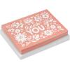 Hallmark Pack of Thank You Cards, Pink Rustic Flowers (20 Thank You Notes with Envelopes for Baby Showers, Weddings, All Occasion)(20 Count (Pack of 2))