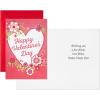 Hallmark Pack of Valentines Day Cards, Hearts and Flowers (10 Valentine’s Day Cards with Envelopes)(Pink Heart and Flowers  10 cards with envelopes)