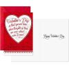 Hallmark Pack of Valentines Day Cards, Hearts and Flowers (10 Valentine’s Day Cards with Envelopes)(Red Hearts  Elegant Lettering)