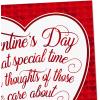 Hallmark Pack of Valentines Day Cards, Hearts and Flowers (10 Valentine’s Day Cards with Envelopes)(Red Hearts  Elegant Lettering)