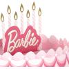 Hallmark Paper Wonder Barbie Pop-Up Card (Pink Birthday Cake) for Kids, Grandchildren, Fans