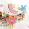Hallmark Paper Wonder Birthday Pop Up Card For Women (Pink and Gold Birthday Cake), 799RZW1030(Roller Skates)