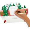 Hallmark Paper Wonder Displayable Musical Pop Up Christmas Card with Lights (Carolers)(Joy to the World Carolers Pop Up Card with Sound)