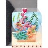 Hallmark Paper Wonder Displayable Pop Up Anniversary Card (Goldfish)(Goldfish)
