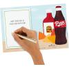Hallmark Paper Wonder Displayable Pop Up Birthday Card (Beer)(Cheeseburger)