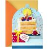 Hallmark Paper Wonder Displayable Pop Up Birthday Card (Birthday Cake)(Multicolor)