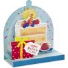 Hallmark Paper Wonder Displayable Pop Up Birthday Card (Birthday Cake)(Multicolor)