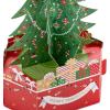 Hallmark Paper Wonder Displayable Pop Up Christmas Card (Christmas Tree)(Christmas Tree with Presents)
