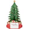 Hallmark Paper Wonder Displayable Pop Up Christmas Card (Christmas Tree)(Christmas Tree with Presents)