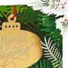 Hallmark Paper Wonder Displayable Pop Up Christmas Card (Ornament)(Pop Up  Ornament)