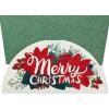 Hallmark Paper Wonder Displayable Pop Up Christmas Card (Poinsettia Bouquet)(Merry Christmas  Poinsettia)