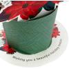 Hallmark Paper Wonder Displayable Pop Up Christmas Card (Poinsettia Bouquet)(Merry Christmas  Poinsettia)