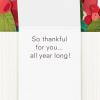Hallmark Paper Wonder Displayable Pop Up Christmas Card (Poinsettia Bouquet)(Pop Up Bouquet  Magnolia)