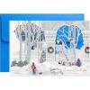 Hallmark Paper Wonder Displayable Pop Up Christmas Card (Red Truck)(Snowy City Pop Up)
