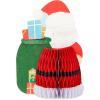 Hallmark Paper Wonder Displayable Pop Up Honeycomb Christmas Card (Santa Claus)(Honeycomb Santa Claus)