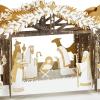 Hallmark Paper Wonder Displayable Religious Pop Up Christmas Card (Nativity Scene)(Elegant Nativity  1 Pop Up with Envelope)