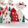 Hallmark Paper Wonder Mini Pop Up Christmas Cards (3 Cards with Envelopes: Red Truck, Cardinal, Merry and Bright)(Santa and His Reindeer Pop Up)