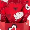 Hallmark Paper Wonder Musical 3D Pop-Up Valentine’s Day Card With Motion (Happy Heart Day)(Pop Up Hearts  Plays Happy by Pharrell Williams)