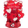 Hallmark Paper Wonder Musical 3D Pop-Up Valentine’s Day Card With Motion (Happy Heart Day)(Pop Up Hearts  Plays Happy by Pharrell Williams)