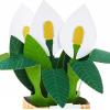 Hallmark Paper Wonder Pick-a-Title Customizable Pop-Up Card (Stars and Balloons) for Birthday, Congrats, Graduation(Peace Lily)