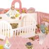 Hallmark Paper Wonder Pop Up Baby Shower Card for Girl (Nursery) Welcome New Baby Girl, Congratulations(Nursery)