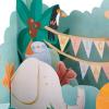 Hallmark Paper Wonder Pop Up Baby Shower Card for New Parents (Family Tree) Welcome New Baby, Congratulations, Gender Reveal(Jungle)