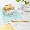 Hallmark Paper Wonder Pop Up Baby Shower Card for New Parents (Family Tree) Welcome New Baby, Congratulations, Gender Reveal(Pop Up  Noah’s Ark)
