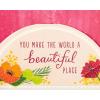 Hallmark Paper Wonder Pop Up Card for Birthday, Thinking of You, Congrats, or Any Occasion (Flowers and Butterflies)(Pop Up  Displayable Bouquet)