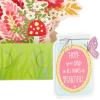 Hallmark Paper Wonder Pop Up Card for Birthday, Thinking of You, Congrats, or Any Occasion (Flowers and Butterflies)(Pop Up  Flowers and Butterflies)