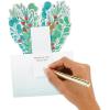 Hallmark Paper Wonder Pop Up Christmas Card (Holly and Pine Displayable Bouquet)(Pop Up Bouquet  Holly and Pine)