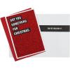 Hallmark Paper Wonder Shoebox Funny Pop Up Christmas Card (Butt Cracker)(Funny Donut  Dog  Fish Card Pack)