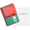 Hallmark Paper Wonder Shoebox Funny Pop Up Christmas Card (Butt Cracker)(Funny Donut  Dog  Fish Card Pack)