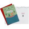 Hallmark Paper Wonder Shoebox Funny Pop Up Christmas Card (Butt Cracker)(Funny Donut  Dog  Fish Card Pack)