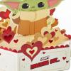 Hallmark Paper Wonder Star Wars Mother’s Day Pop Up Card (Baby Yoda) for Anniversary, Romantic Birthday, Love, May the 4th(Yoda Pop Up  Reaching Out)