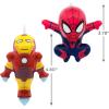 Hallmark Paw Patrol Marshall and Rubble Decoupage Christmas Ornaments, Set of 2(Spider-man and Iron Man Decoupage)