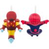 Hallmark Paw Patrol Marshall and Rubble Decoupage Christmas Ornaments, Set of 2(Spider-man and Iron Man Decoupage)