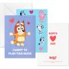 Hallmark Paw Patrol Valentines Day Cards and Stickers for Kids School (24 Classroom Valentines with Envelopes)(Bluey Valentines with Stickers)