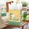 Hallmark Peanuts 13″ Large Gift Bag with Tissue Paper (Rainbow Snoopy, Charlie Brown, Linus, Lucy) for Birthdays, Christmas, Fans(Snoopy and Woodstock)