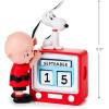 Hallmark Peanuts Charlie Brown and Snoopy Perpetual Calendar (Retro TV Set Antenna) Gift for Grads, Coworker, Fans