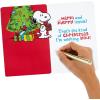 Hallmark Peanuts Christmas Card (Snoopy Ice Skating)(Snoopy Ice Skating)