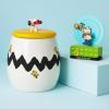Hallmark Peanuts Cookie Jar With Sound, 10″ (Snoopy and Woodstock) Gift for Fans and Collectors
