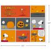 Hallmark Peanuts Fall Throw Blanket (Snoopy and Woodstock Comic Strip), 50×60(Halloween Blanket)